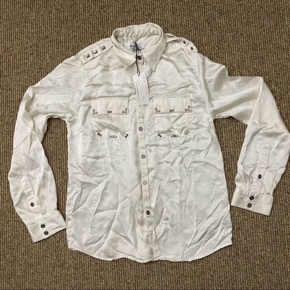 Nwt By Chance Studded Blouse